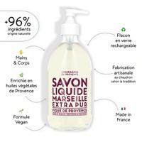 Compagnie de Provence Figue de Provence Savon Liquide Marseille Extra Pur 500ml - thumbnail