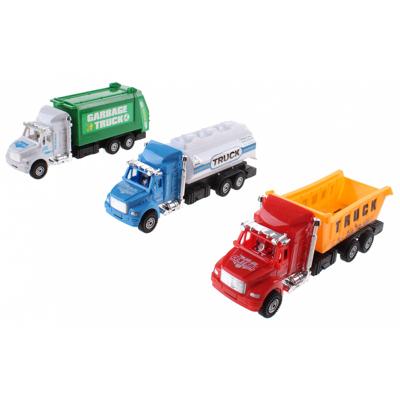 Jonotoys vrachtwagenset 17 cm multicolor 3 stuks Jonotoys vrachtwagenset 17 cm multicolor 3 stuks