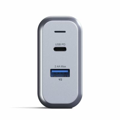 Satechi ST-MCCAM-EU USB-oplader 30 W 1x USB-A, 1x USB-C USB PD Antraciet Satechi ST-MCCAM-EU USB-oplader 30 W 1x USB-A, 1x USB-C USB PD Antraciet