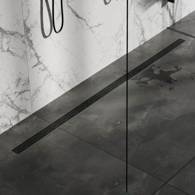 Brauer Douchegoot met Standaard Rooster en Flens - 180 cm - Zwart