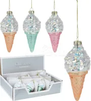 Kerstornament Softijs Assorti 1st - thumbnail