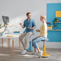 Leitz Zit/stastoel Ergo Cosy Blauw 65180061 - thumbnail