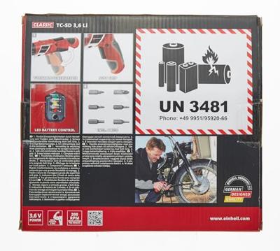 Einhell TC-SD 3,6 Li 4513442 Accu-schroefmachine 3.6 V 1.3 Ah Li-ion Einhell TC-SD 3,6 Li 4513442 Accu-schroefmachine 3.6 V 1.3 Ah Li-ion