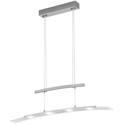 LED Hanglamp Mat Nikkel 16W - Dimbaar & Kleur Instelbaar - Aluminium