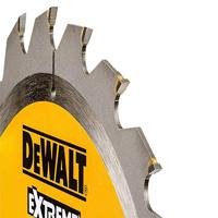 DeWALT Cirkelzaagblad voor Hout | Extreme Runtime | Ø 190mm Asgat Ruit 24T - DT40270-QZ - thumbnail