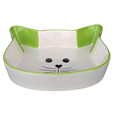 TRIXIE VOERBAK / WATERBAK KATTENHOOFD MET GEZICHT KERAMIEK ASSORTI 15X10 CM 200 ML 4 ST TRIXIE VOERBAK / WATERBAK KATTENHOOFD MET GEZICHT KERAMIEK ASSORTI 15X10 CM 200 ML 4 ST