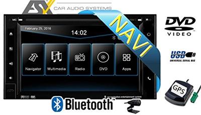 ESX VN620W Auto-mediareceiver (FLAC, MP3, WMA, AM, FM, 800 x 480 pixels, LCD, zwart, microfoons