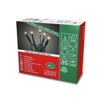 Mini LED kerstverlichting voor binnen 50 lampjes mat warm wit 6 meter - thumbnail