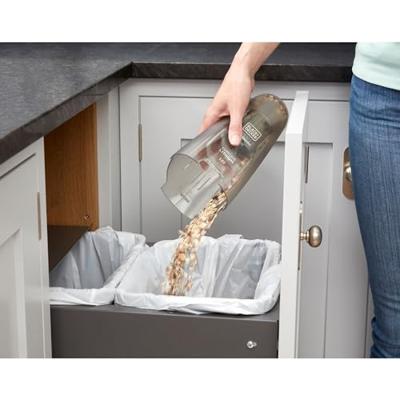 Black & Decker NVC115W handstofzuiger Grijs, Paars Zakloos