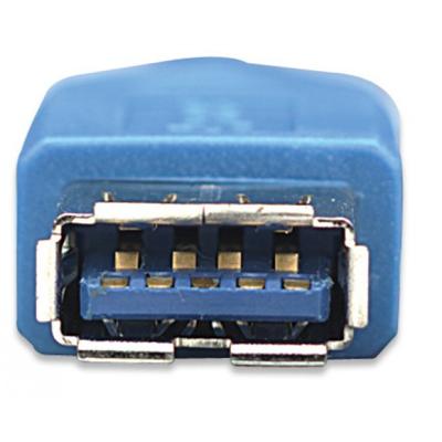 Techly USB 3.0 verlengkabel stekker/bus type A 3m blauw