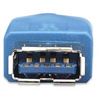 Techly USB 3.0 verlengkabel stekker/bus type A 3m blauw - thumbnail