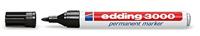 Viltstift edding 3000 rond 1.5-3mm zwart blister à 1 stuk - thumbnail