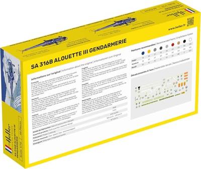 Heller 1/72 SA 316B Alouette lll Gendarmerie