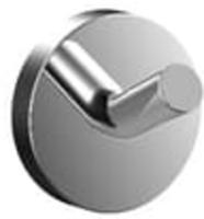 Emco Round Handdoekhaak - 4x4cm - enkel - chroom 437500100 - thumbnail