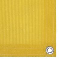 Balkonscherm 90x400 cm HDPE geel - thumbnail