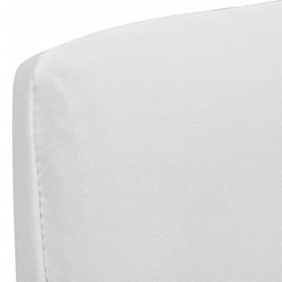 VidaXL 6 st stoelhoezen recht stretch wit VidaXL 6 st stoelhoezen recht stretch wit