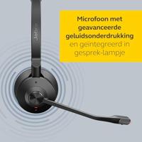 Jabra Engage 65 SE Mono On Ear headset DECT, Kabel Mono Zwart Noise Cancelling Microfoon uitschakelbaar (mute), NFC - thumbnail