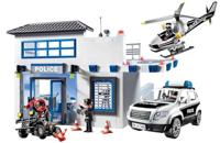 PLAYMOBIL Action Heroes - Politiestation met voertuigen Constructiespeelgoed - thumbnail