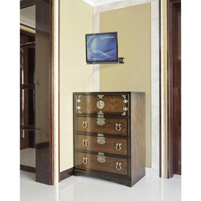 Manhattan 461641 TV-beugel 53,3 cm (21) - 152,4 cm (60) Draaibaar, In hoogte verstelbaar, Kantelbaar, Zwenkbaar, Roteerbaar Voor curved TVs