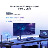 TP-Link Archer AX50 Next-Gen WiFi 6 Gigabit Dual Band Wireless Cable Router, WiFi Speed up to 2402Mbps/5GHz+574Mbps/2.4GHz, 8 Gigabit LAN Ports, Ideal for Gaming Xbox/PS4/Steam & 4K/8K - thumbnail