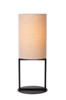 Lucide HERMAN - Tafellamp - Ø 20 cm - 1xE27 - Beige - thumbnail