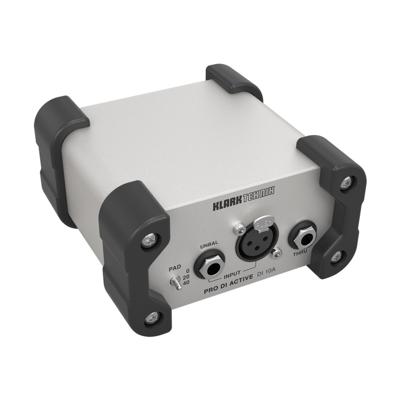 Klark Teknik DI 10A PRO Actieve DI-box Klark Teknik DI 10A PRO Actieve DI-box
