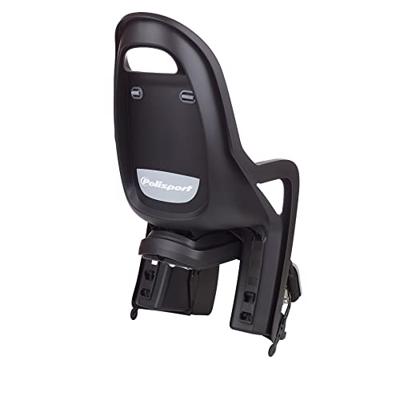 Polisport Achterzitje groovy maxi framebevestiging zwart/grijs