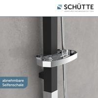 Regendouche Opbouwset Schütte Madagaskar Wellness Stortdouche Zwart en Chroom - thumbnail