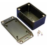 Hammond Electronics 1591LFLBK Euro-behuizing 85 x 56 x 39 ABS Zwart 1 stuk(s) - thumbnail