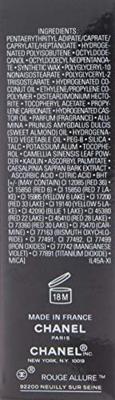 Chanel Rouge Allure Luminous Intense Lip Colour 104 Passion Lippenstift 3.5 g Dames