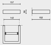 Zack Linea Toiletrolhouder - thumbnail