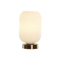 Bureaulamp Home ESPRIT Wit Gouden 50 W 220 V - thumbnail