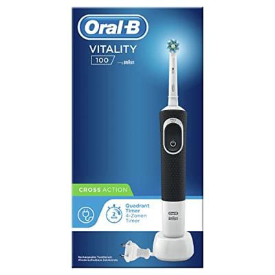 Oral B Vitality 100 Cross Action Elektrische Tandenborstel Zwart/Wit