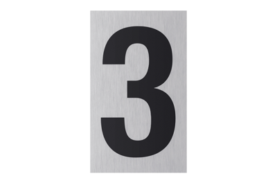 Metafranc Cijfer 3 Alu - WU0507320 Metafranc Cijfer 3 Alu - WU0507320