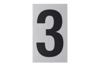 Metafranc Cijfer 3 Alu - WU0507320 - thumbnail