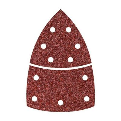 Wolfcraft Hechtschuurbladen | Korund | K80 | Geperforeerd | 95mm | 10 stuks - 1813000 Wolfcraft Hechtschuurbladen | Korund | K80 | Geperforeerd | 95mm | 10 stuks - 1813000