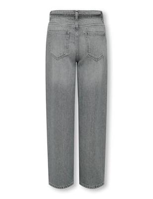 Kids ONLY winter jeansbroek meisjes - grijs - KogGianna - balloon fit