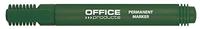OFFICE products permanent marker 1-3 mm, rond, groen - thumbnail