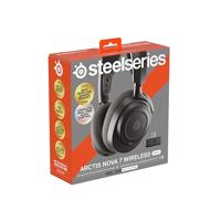 SteelSeries Arctis Nova 7 Wireless Gen 2 multiplatform gamingheadset - Realtime bediening via app - 50h+ accuduur - Neodymiummagneetdrivers - Combineerbaar 2,4-GHz/Bluetooth - PC,PS5,Switch 1/2,mobiel - thumbnail