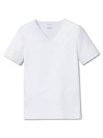 Business heren ondershirt - Naadloos laser cut - Perfect shirt voor onder je overhemd - Schijnt niet door - Diepe hals - thumbnail