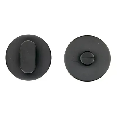 Hdd Pro WC Garnituur Rond Shape Zwart Zonder Rood/wit Tige 120 Mm