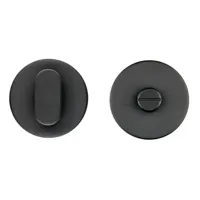 Hdd Pro WC Garnituur Rond Shape Zwart Zonder Rood/wit Tige 120 Mm - thumbnail