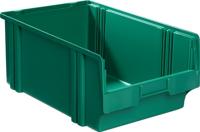 LA-KA-PE Magazijnbak | L500/450xB300xH200 mm | PS groen | 8 stuks - LK1B GRÜN LK1B GRÜN - thumbnail
