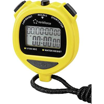 Renkforce RF-SW-120 Digitale stopwatch Geel