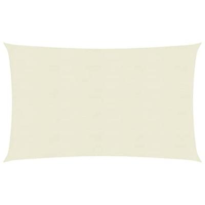 Zonnezeil 160 g/m 3,5x4,5 m HDPE crmekleurig