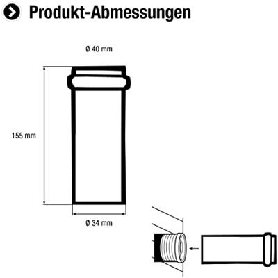 Cornat Overgangsstuk 40X34Mm - TEC356414R Cornat Overgangsstuk 40X34Mm - TEC356414R