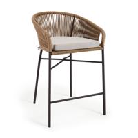 Kave Home Barkruk 'Yanet' kleur Beige (zithoogte 65cm) - thumbnail