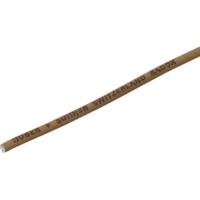 Huber+Suhner 12420673 Draad Radox® 155 1 x 0.50 mm² Bruin per meter - thumbnail