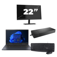 Toshiba Portege X30W-J-10C - Intel Core i5-11e Generatie - 13 inch - 16GB RAM - 256GB SSD - Windows 11 Home + 1x 22 inch Monitor - thumbnail