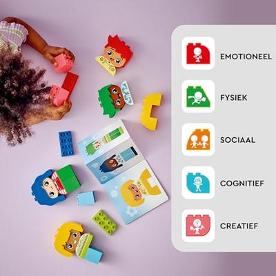 LEGO 10415 DUPLO My First Strong Emotions and Big Feelings, speelgoed voor baby's, 23 kleurrijke stenen en 4 personages. - thumbnail